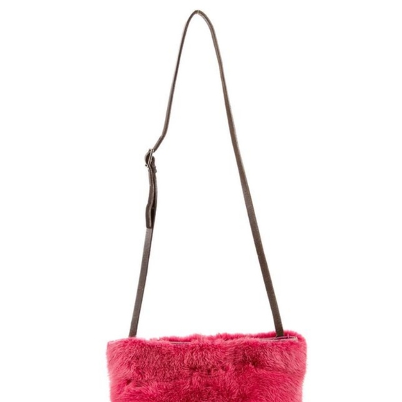 Vtg Dolce & Gabbana Genuine Mink Shoulder Bag - Picture 2 of 6